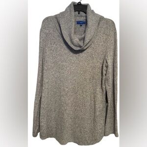 Apt. 9 Heather Gray Turtleneck Sweater